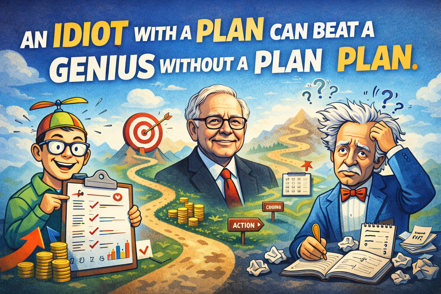 An Idiot With a Plan Can Beat a Genius Without a Plan