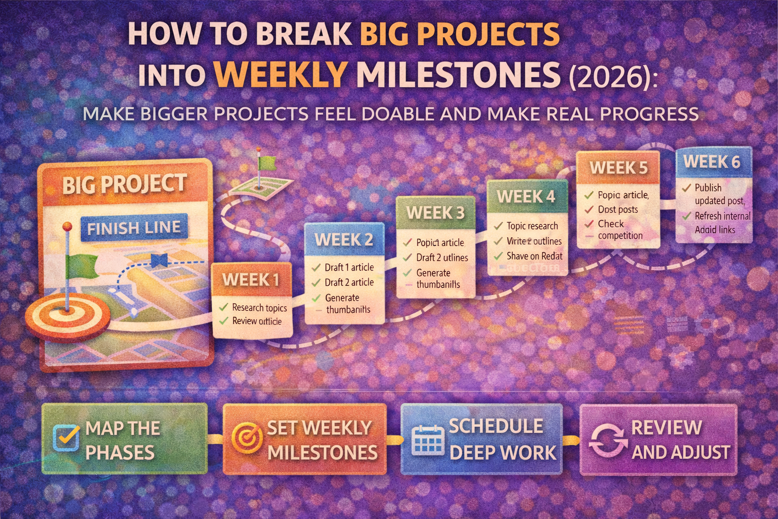 How to Break Big Projects Into Weekly Milestones (2026)