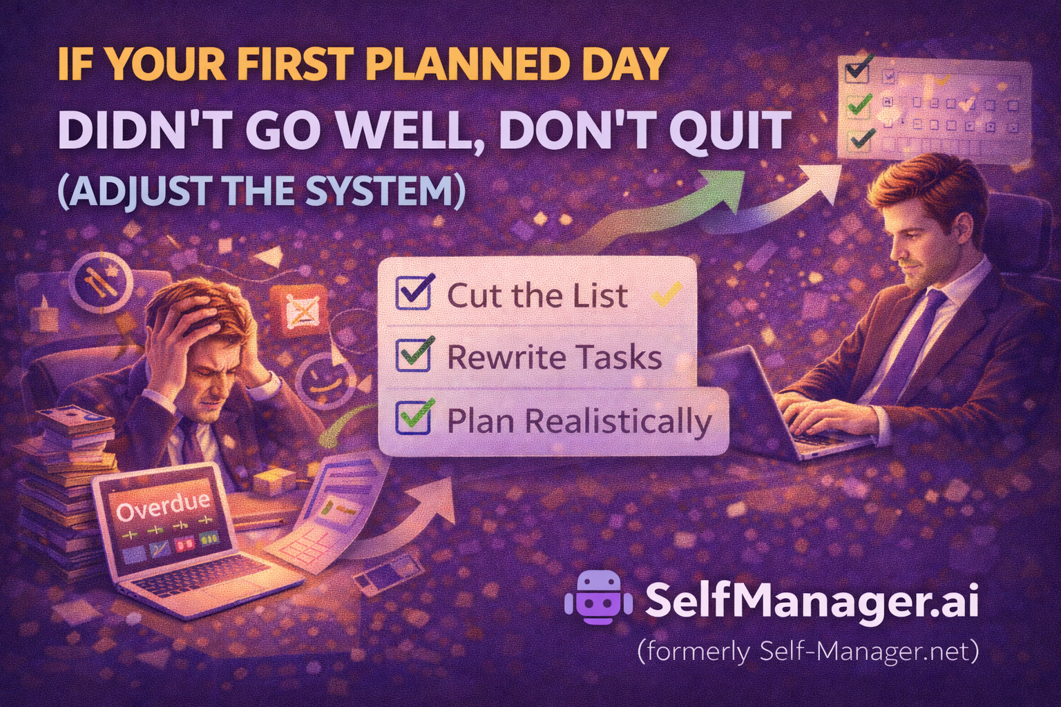 If Your First Planned Day Didn't Go Well, Don't Quit