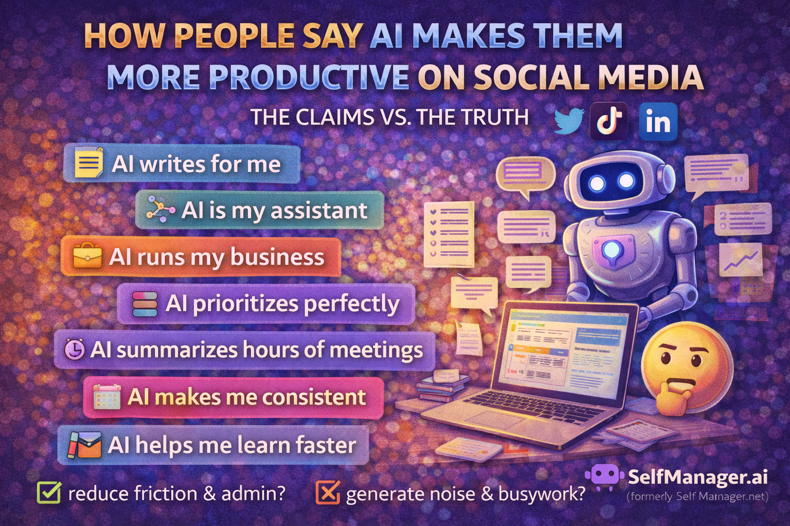 How People Claim AI Makes Them More Productive on Social Media (2026)