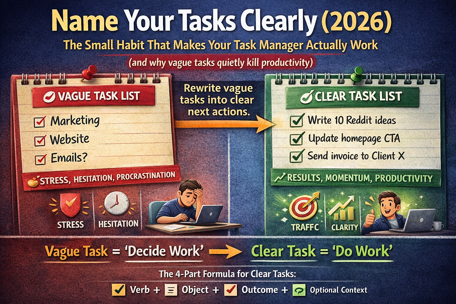Name Your Tasks Clearly (2026): The Small Habit That Makes Your Task Manager Actually Work