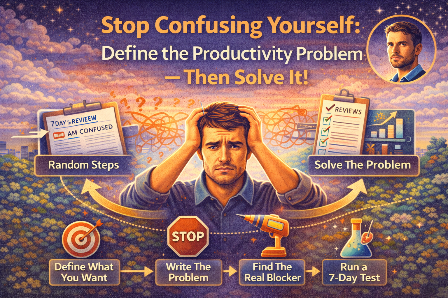 Stop Confusing Yourself: Define the Productivity Problem — Then Solve It