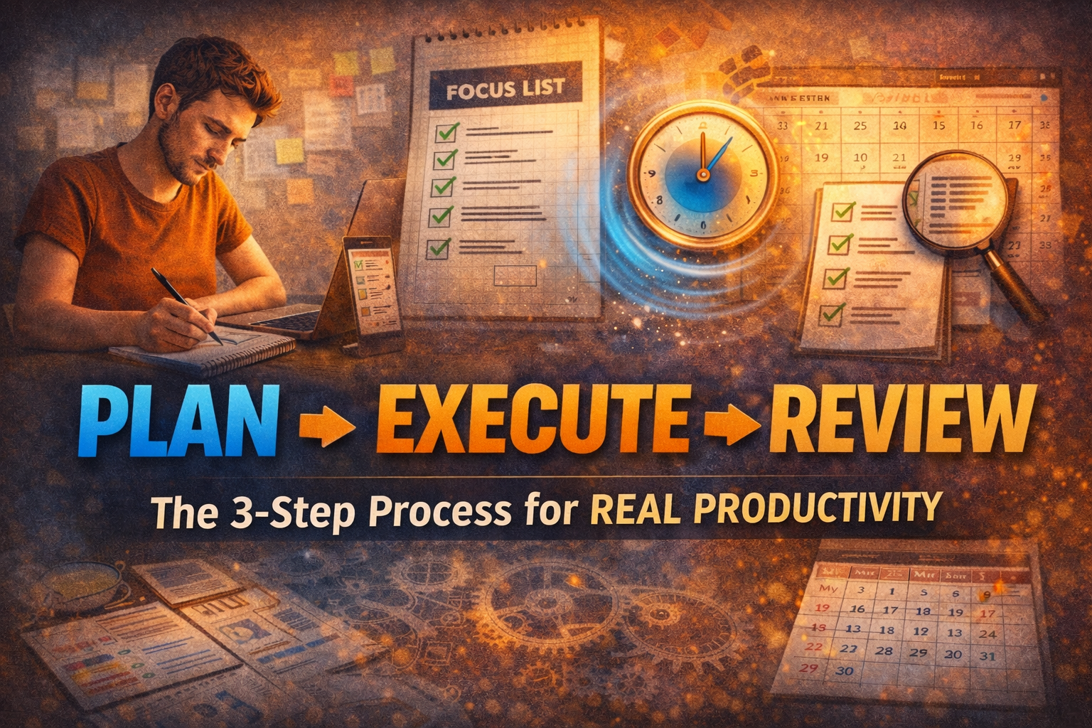 Plan Execute Review Productivity Loop