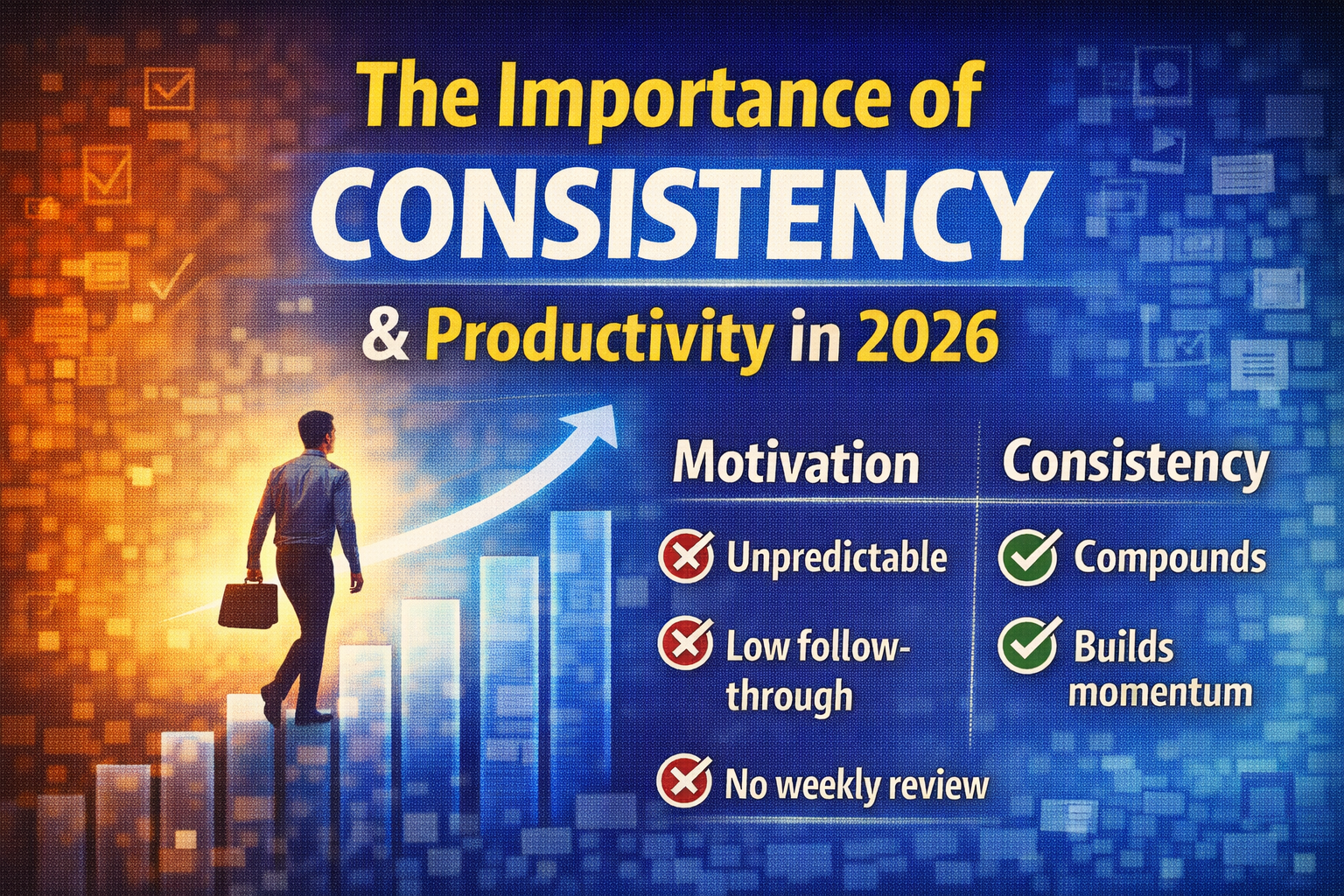 The Importance of Consistency in Productivity (Why It Beats Motivation in 2026)