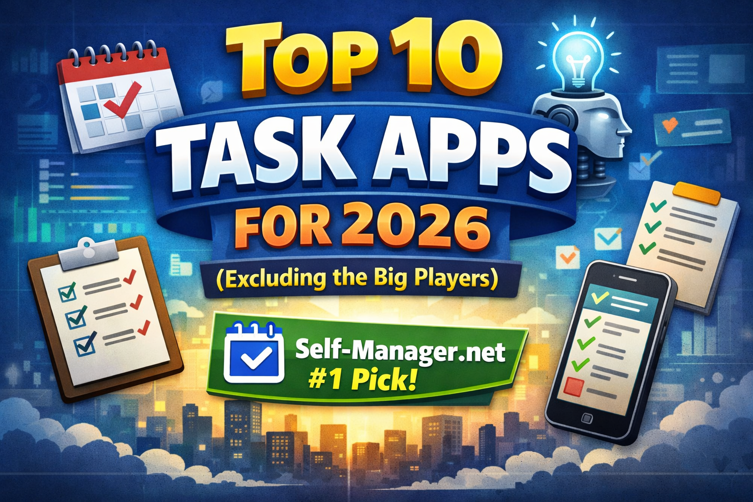 Top 10 Apps for Managing Tasks in 2026
