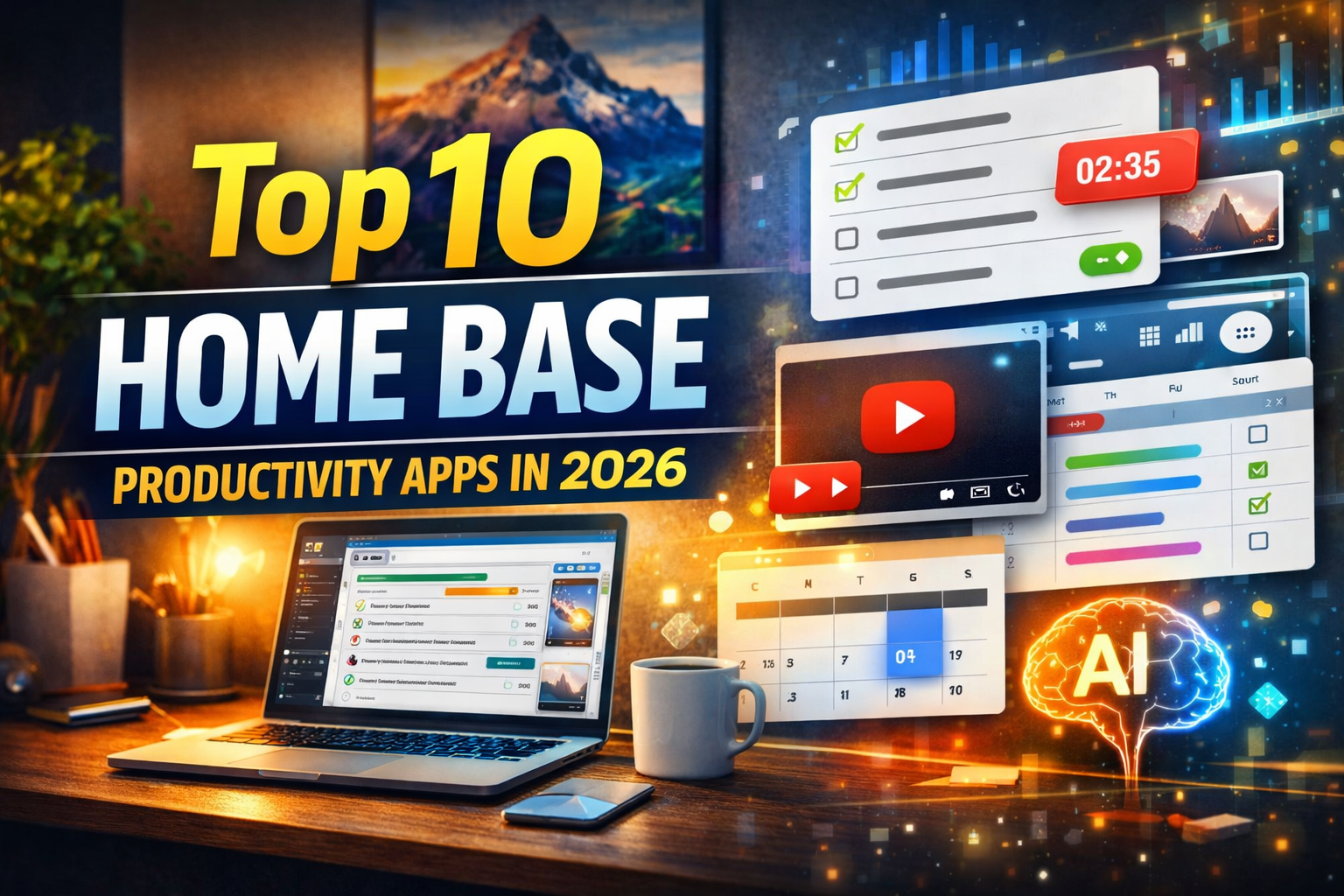 Top 10 Home Base Productivity Apps in 2026