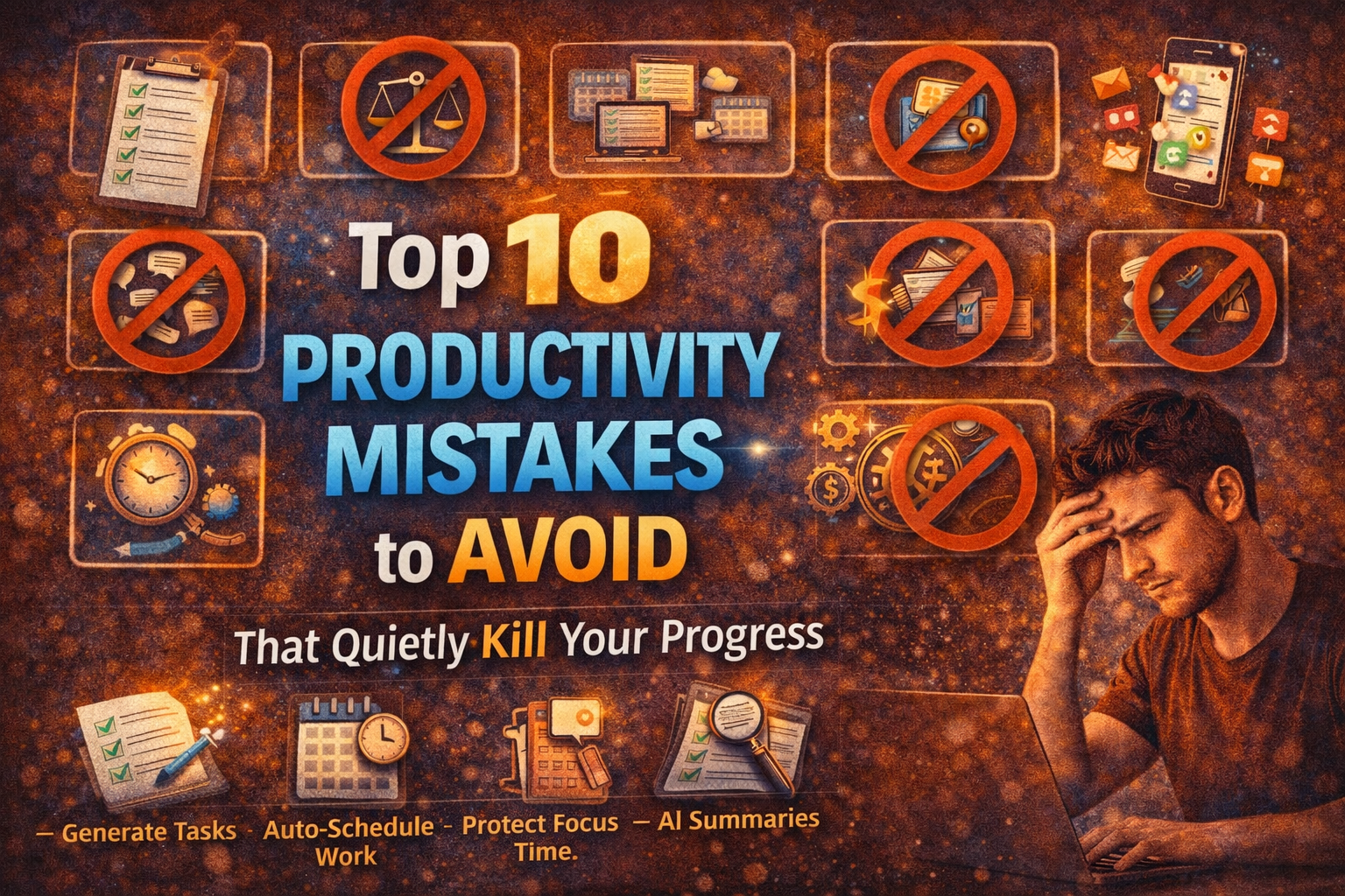 Productivity mistakes to avoid