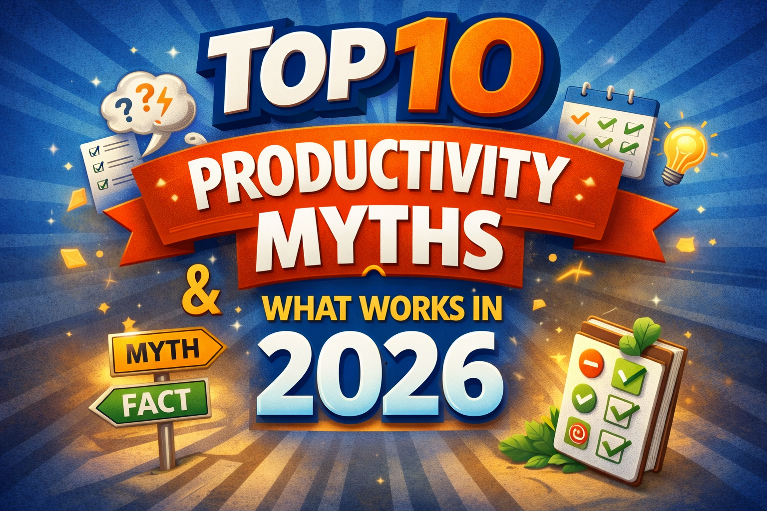 Top 10 Productivity Myths (and What Actually Works in 2026)