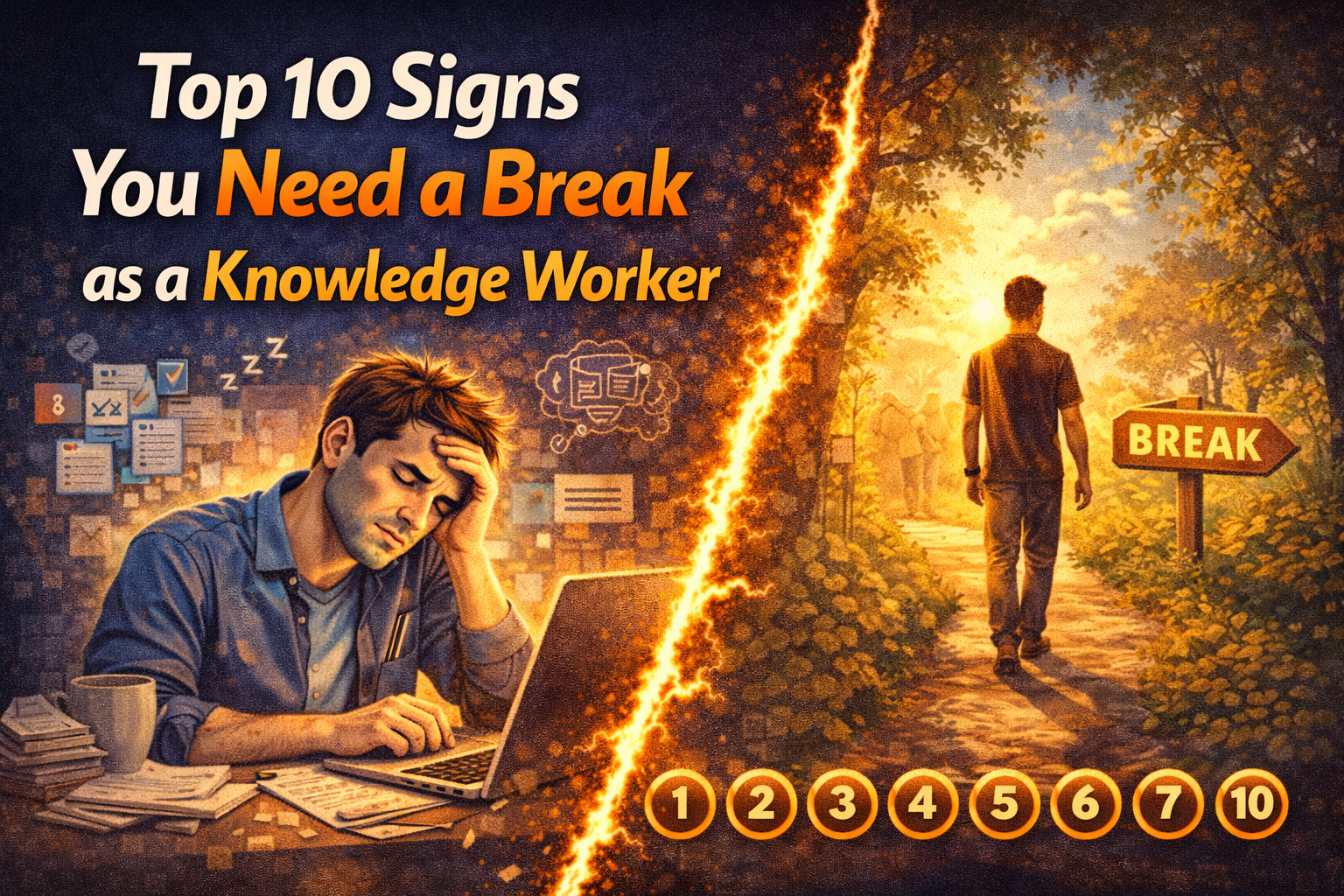 Top 10 Signs You Need a Break as a Knowledge Worker