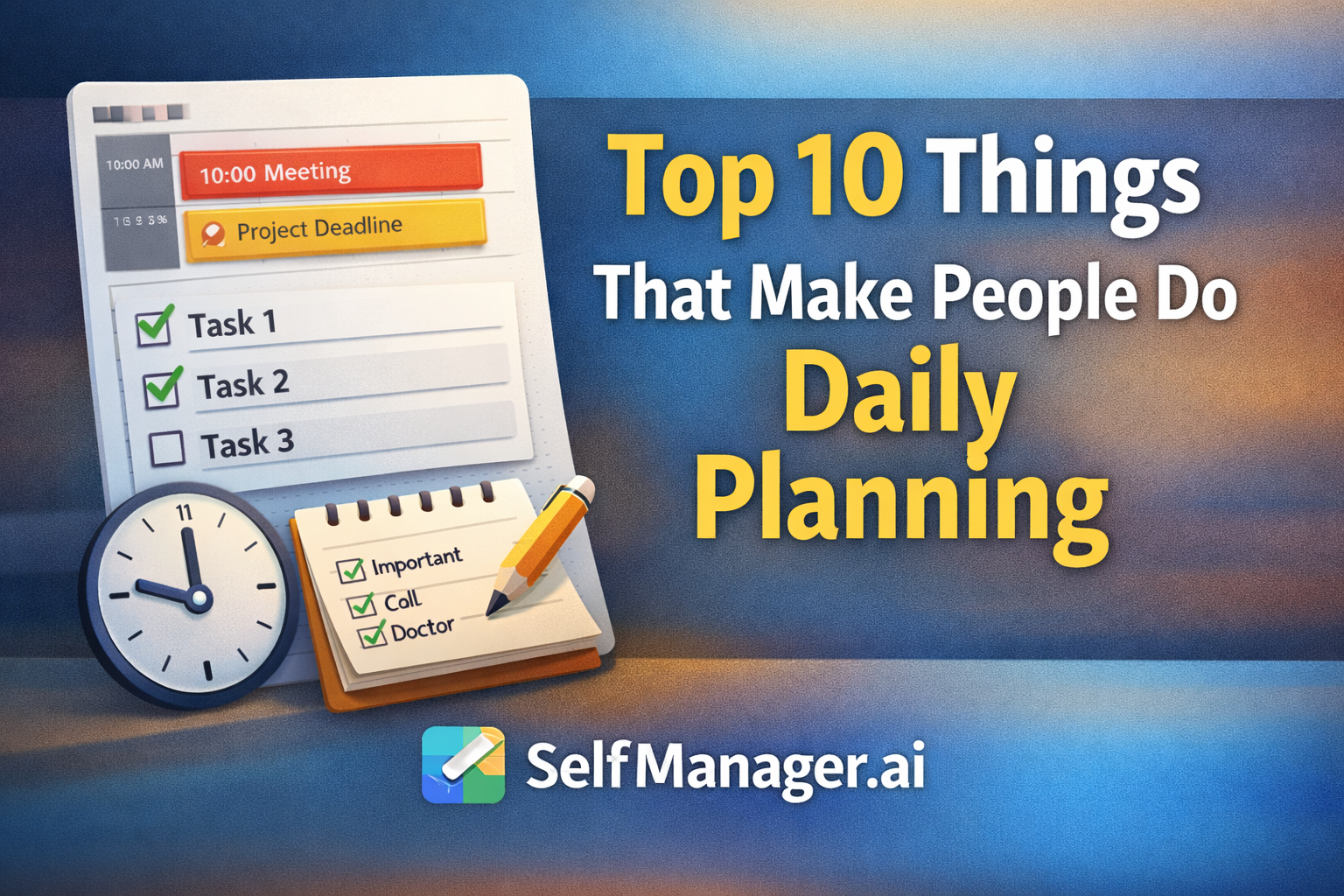 Top 10 Things That Make People Do Daily Planning
