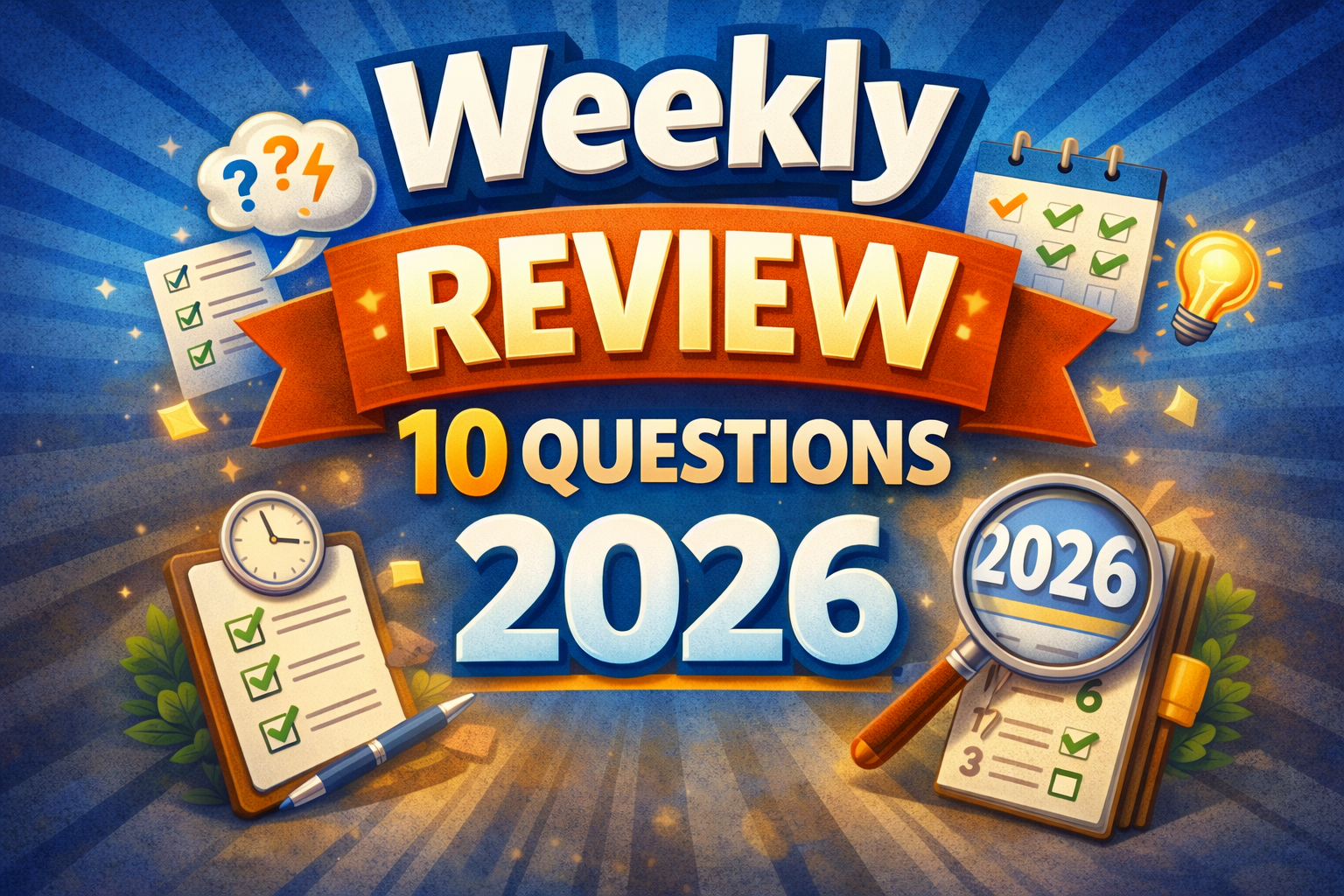 Top 10 Weekly Review Questions That Actually Improve Your Life (2026)