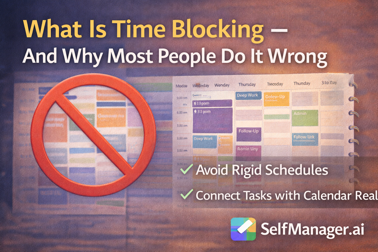 What Is Time Blocking - And Why Most People Do It Wrong