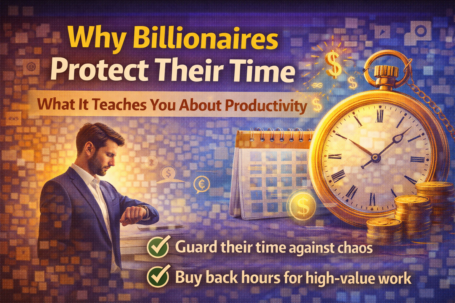 Why Billionaires Protect Their Time (And What It Teaches You About Productivity)