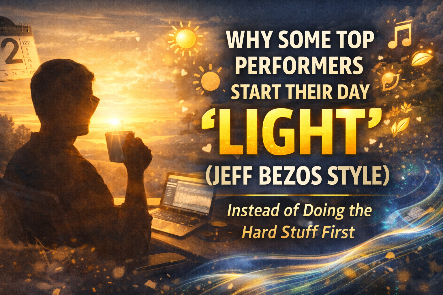 Why Some Top Performers Start Their Day Light (Jeff Bezos Style)