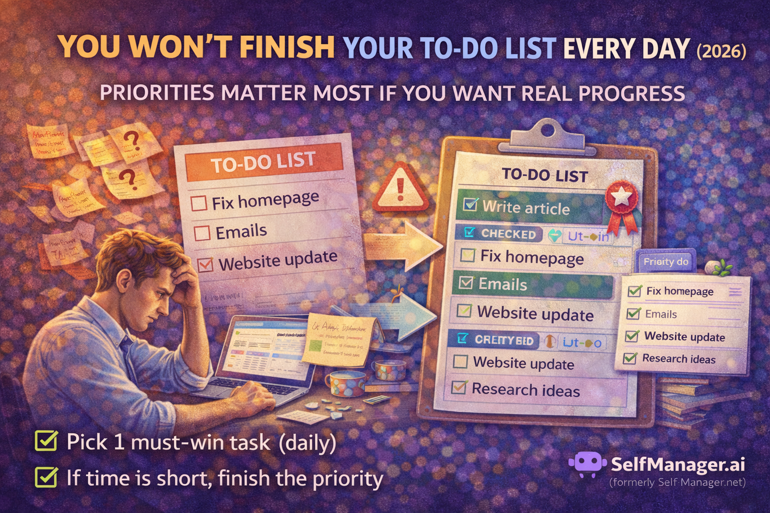 You Won't Finish Your To-Do List Every Day (2026)