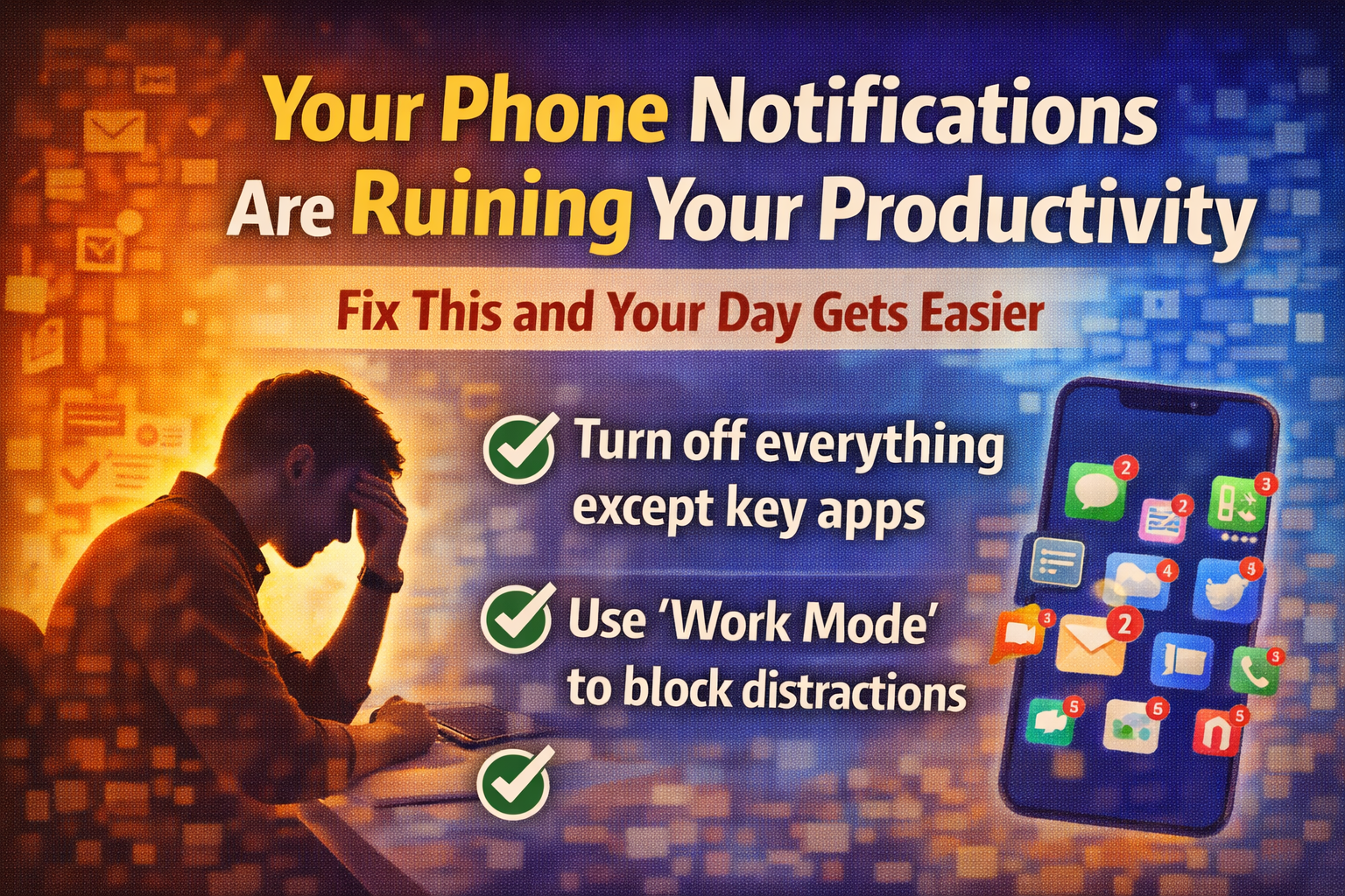 Your Phone Notifications Are Ruining Your Productivity